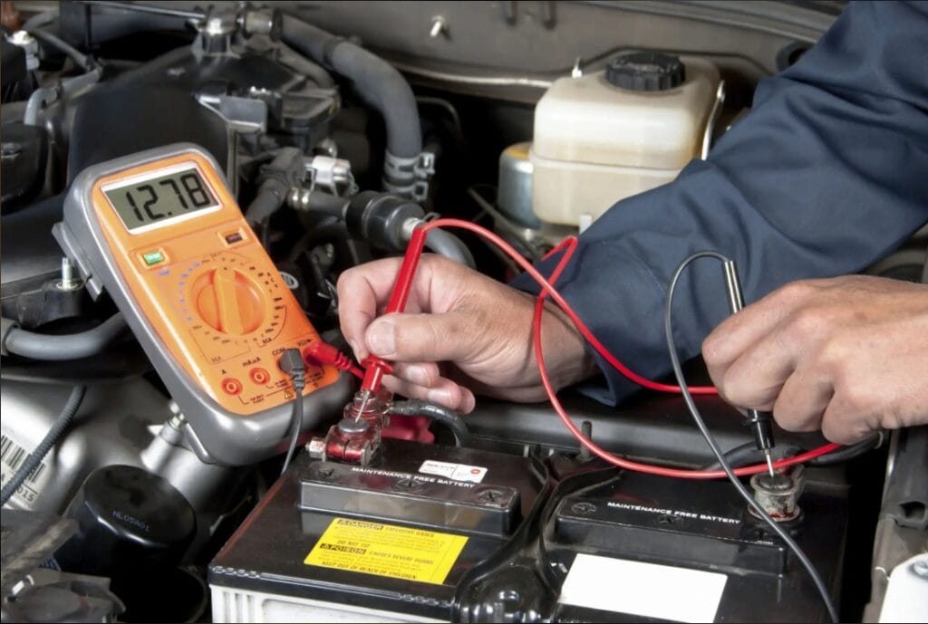 jump start London with live battery test and alternator check at customer location